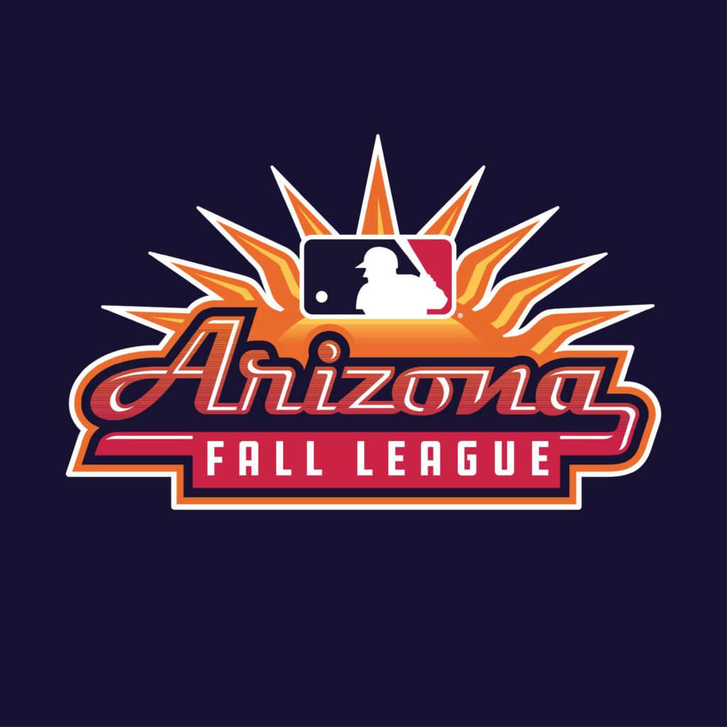 Arizona Fall League logo with baseball design.