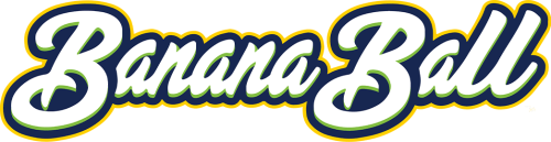Banana Ball logo with stylized text.